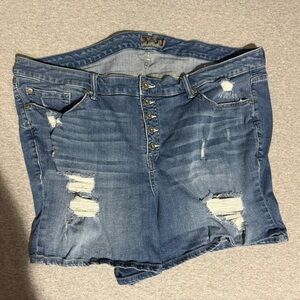 Torrid Denim Shorts. Size 24